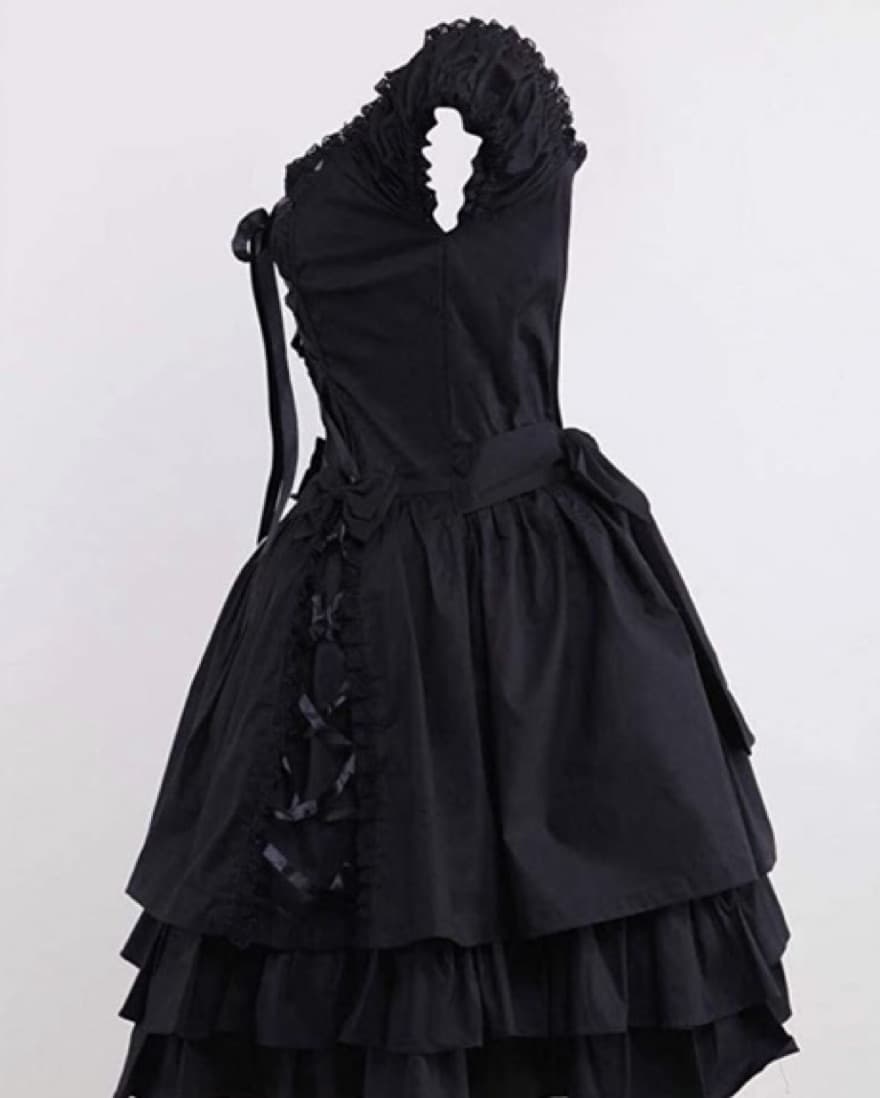 Lolita Black Dress  - Image 3