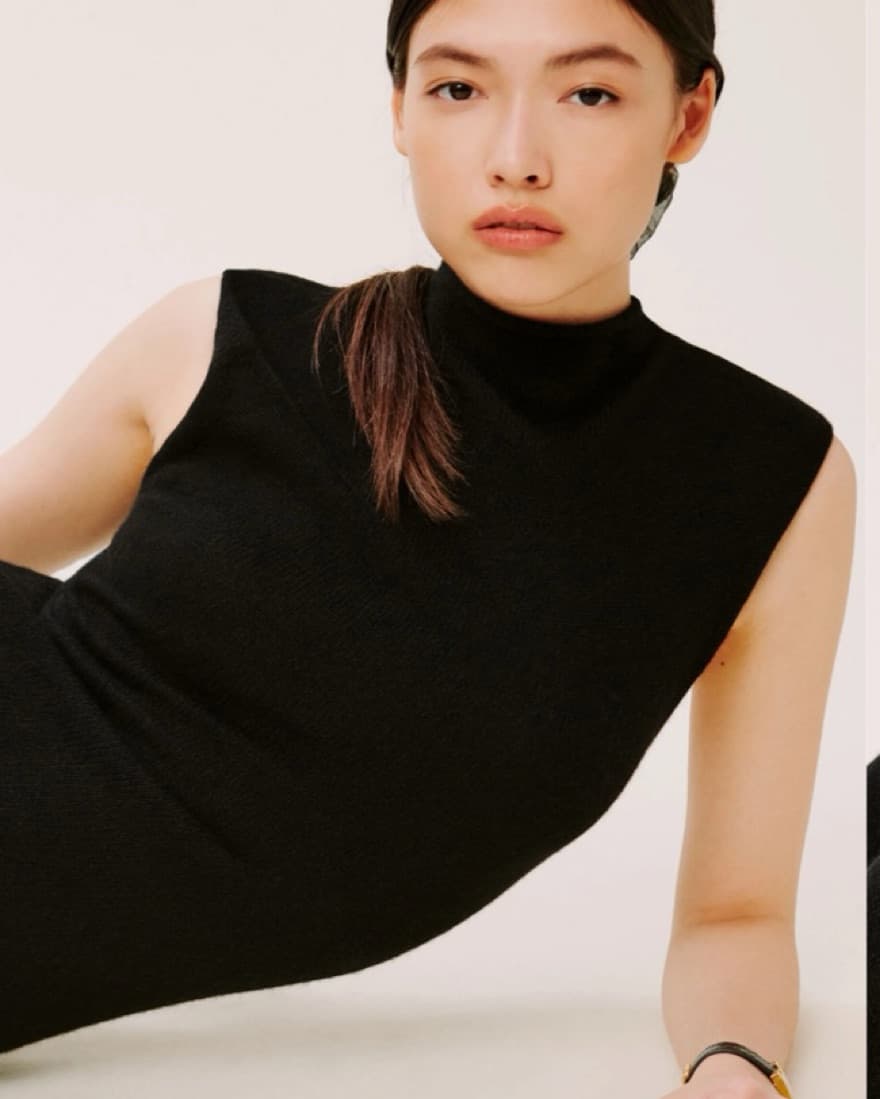 Reformation black sweater dress - Image 5