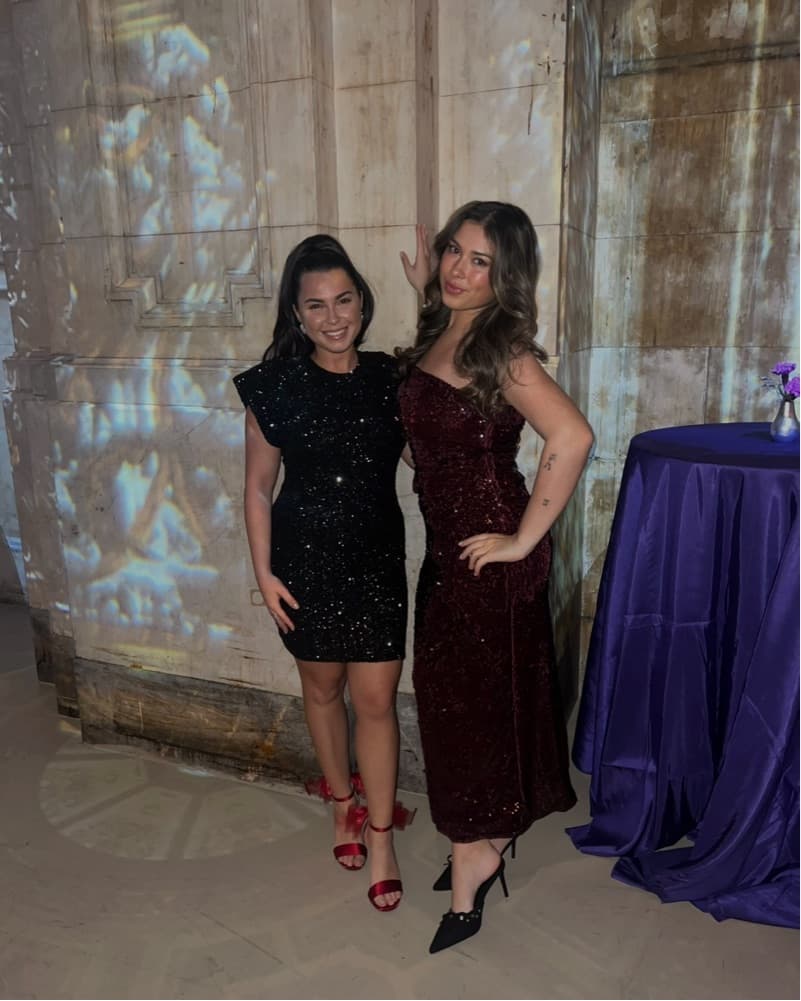 Dark Red Sequin Dress  - Image 3