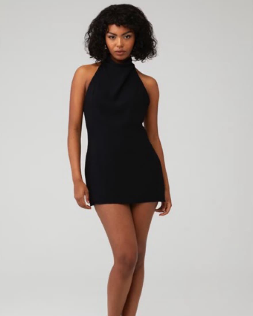 Open Back Amanda Uprichard Mini Dress - Image 1