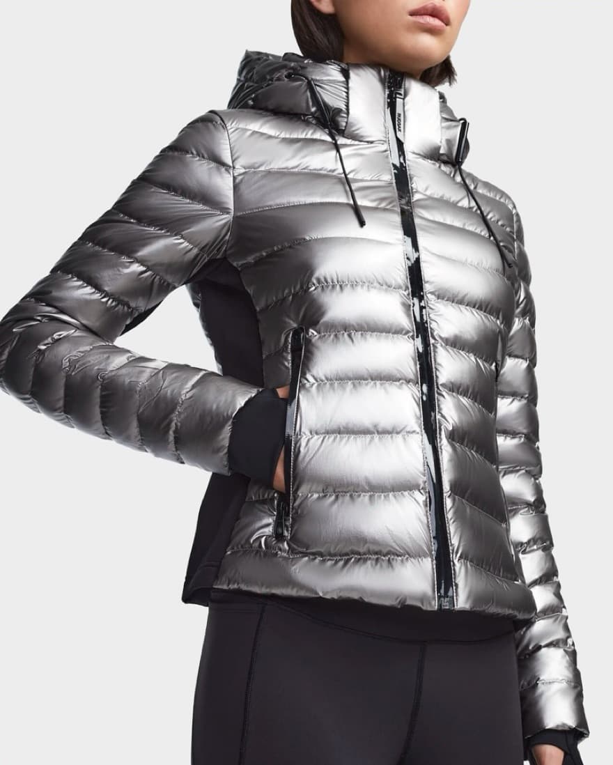 Rudsak Silver Puffer Jacket - Image 4
