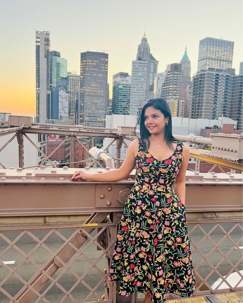 Vibrant Floral Midi Dress - Image 3
