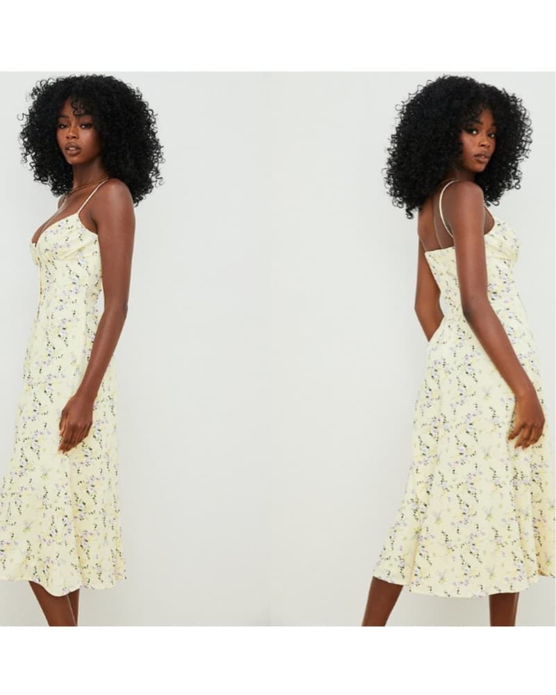 House Of CB Annabella Floral Midi Dress - Image 3