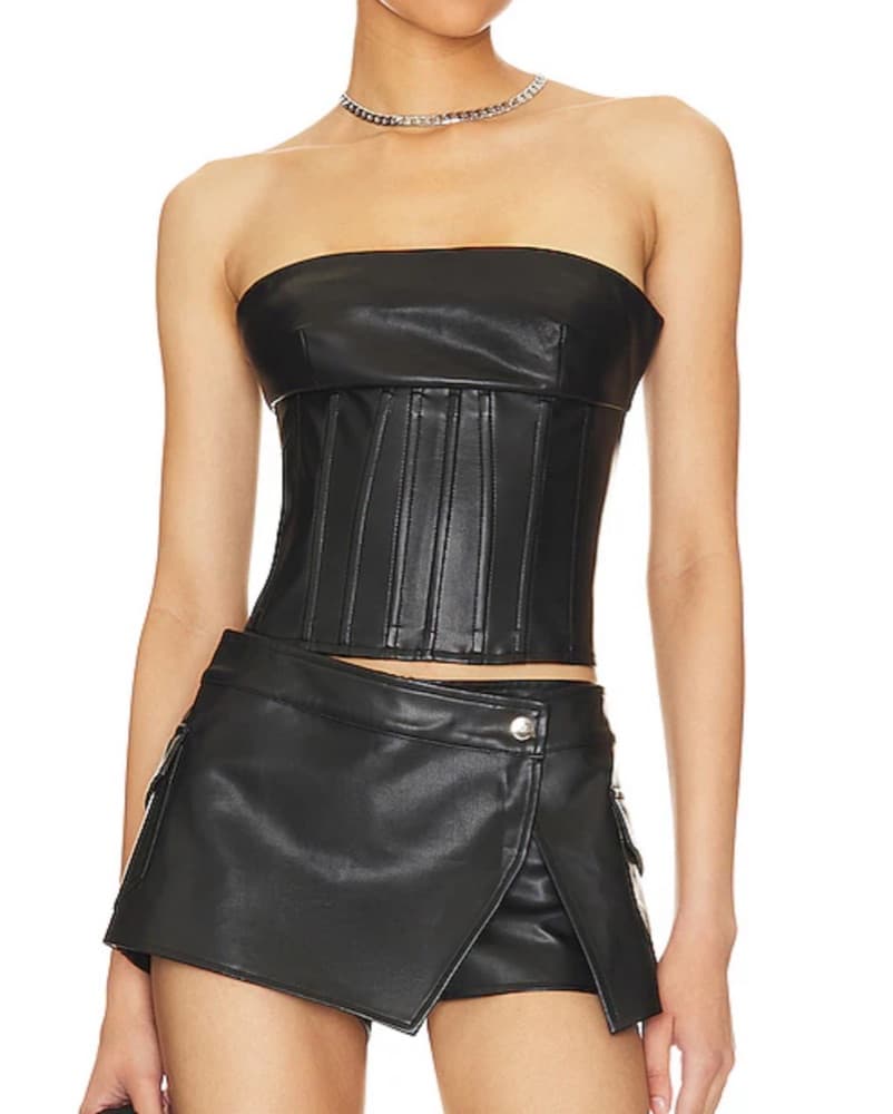 Odessa Leather Skort From Revolve - Image 1