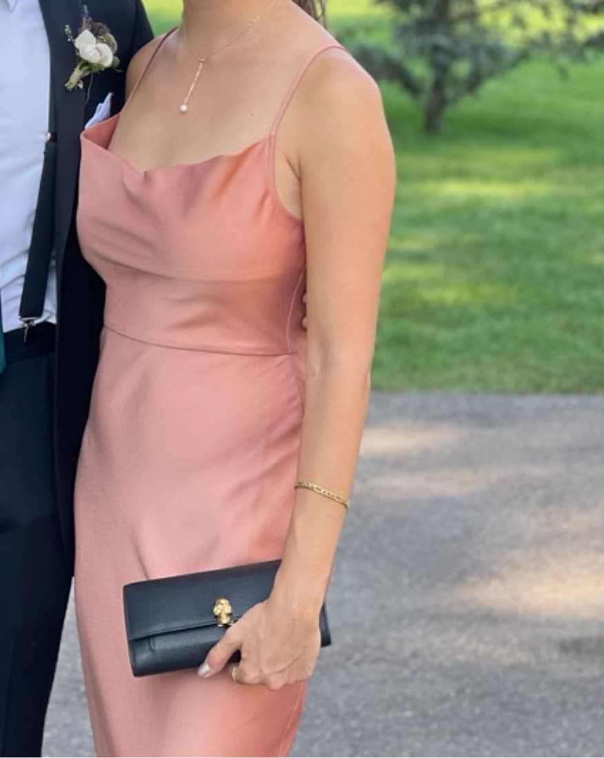 Vintage Light Pink Formal Dress  - Image 2