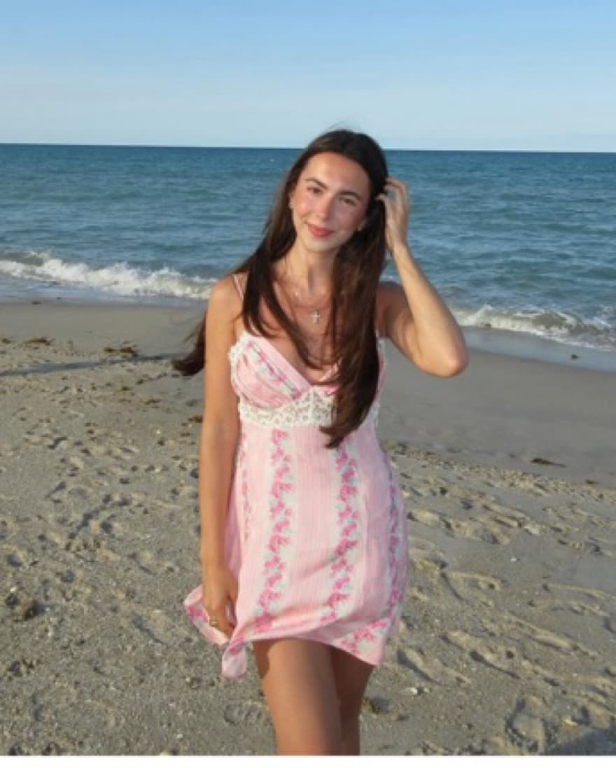LoveShackFancy mini slip dress - Image 1