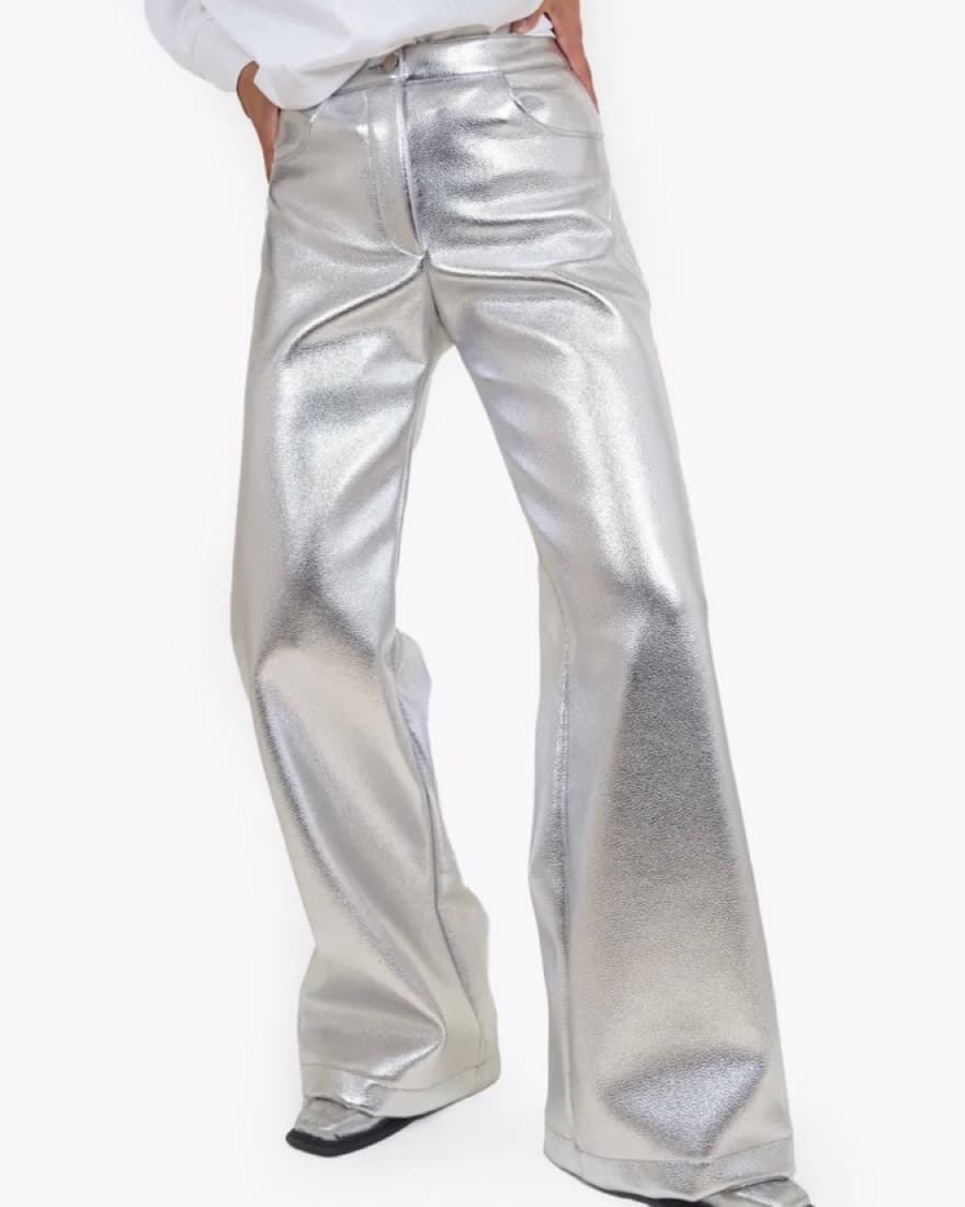 LAAGAM Metallic Pants - Image 1