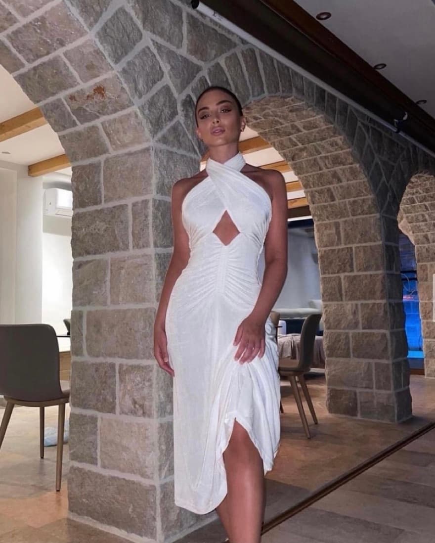 MISHA Esperanza Dress in Ivory - Image 5