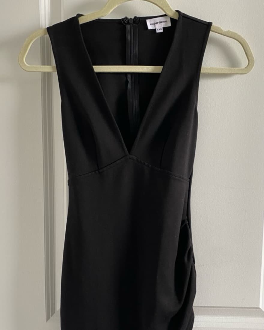 Revolve Superdown Black Minidress - Image 1