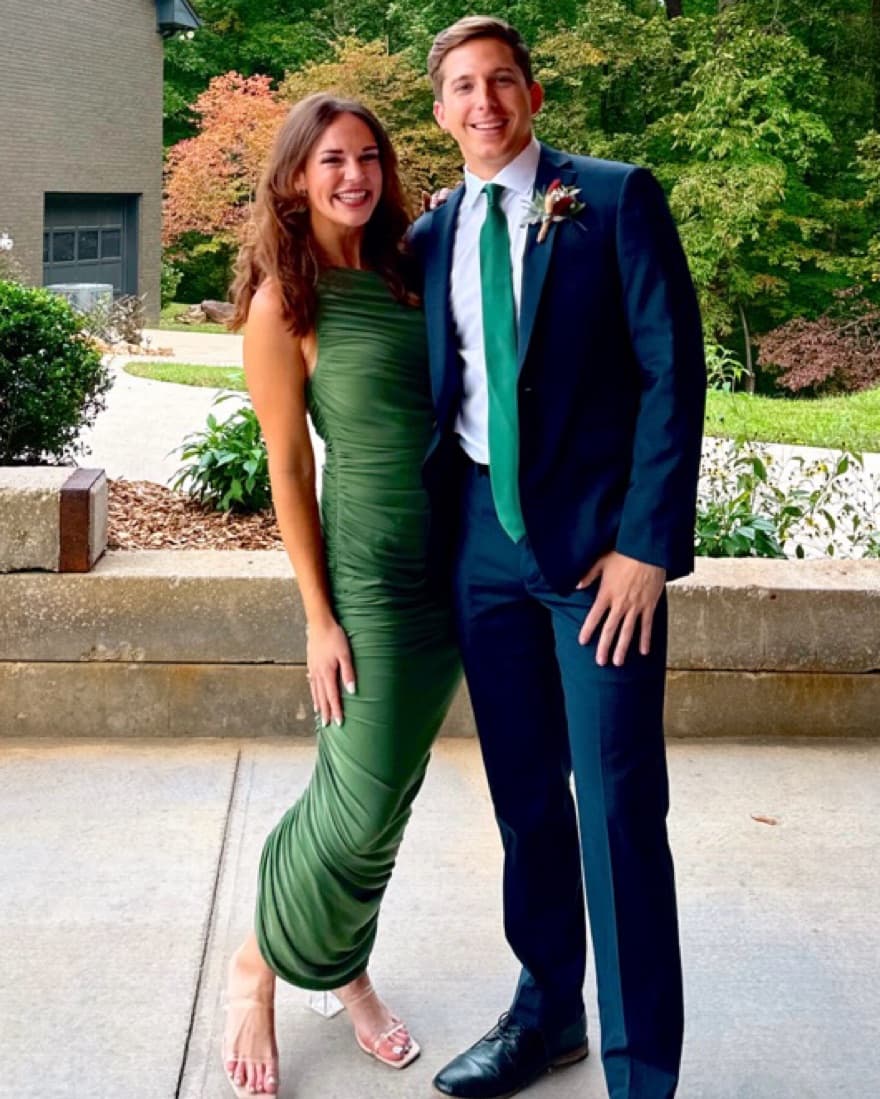 Green Revolve Formal Dress - Image 1