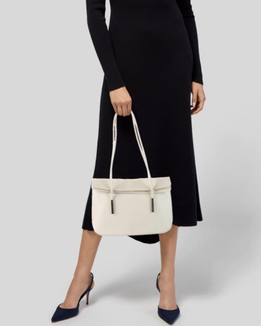 Gucci Vintage Leather Shoulder Bag - Image 2