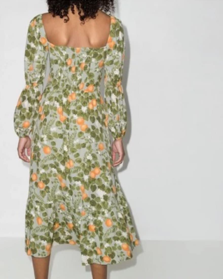 Reformation orange dress - Image 2