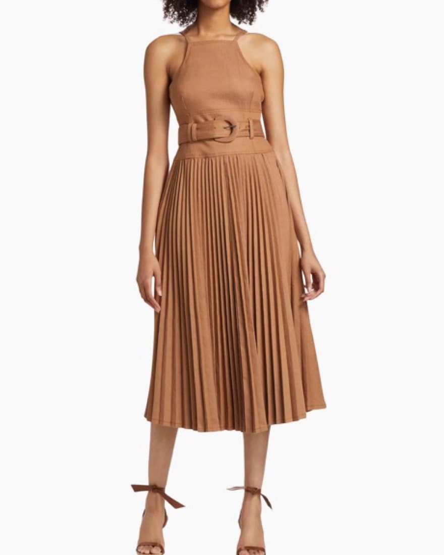 Cinq a Sept Kami Pleated Midi Dress - Image 2