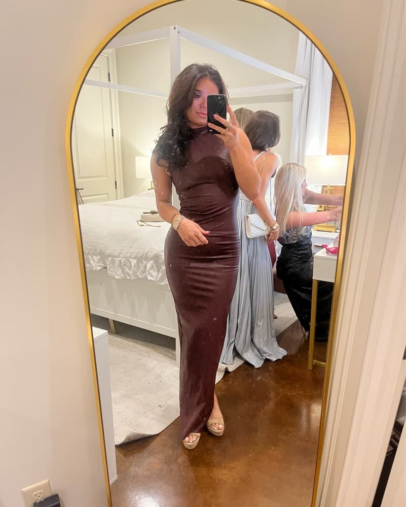 cutest maxi tight dress - Image 1