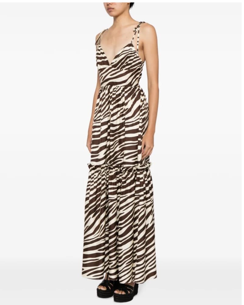 Cynthia Rowley Wild Side Silk Maxi Dress - Image 4
