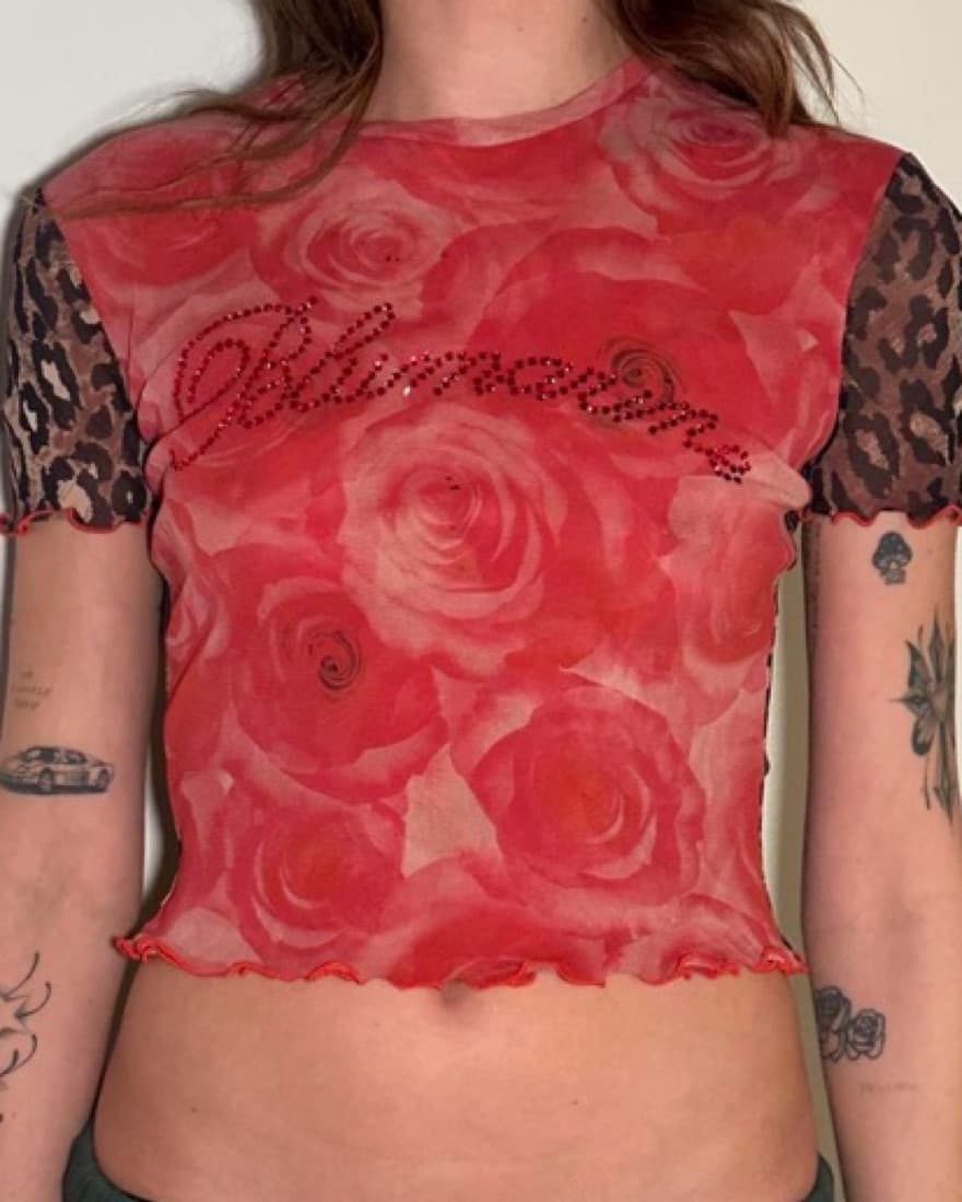 Blumarine Cheetah Roses - Image 1