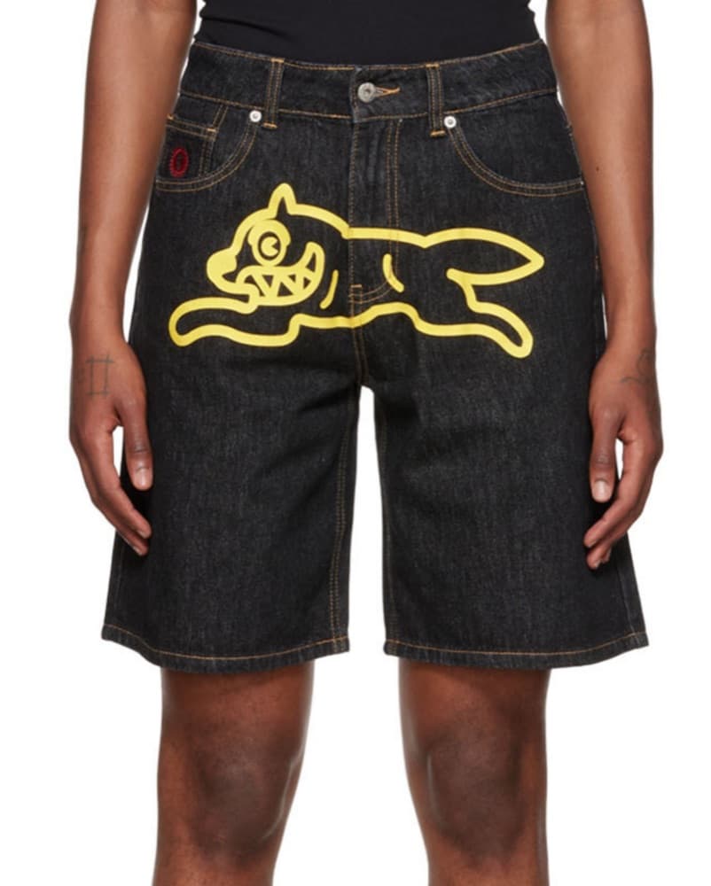 ICECREAM black Running Dog Denim Jorts - Image 1