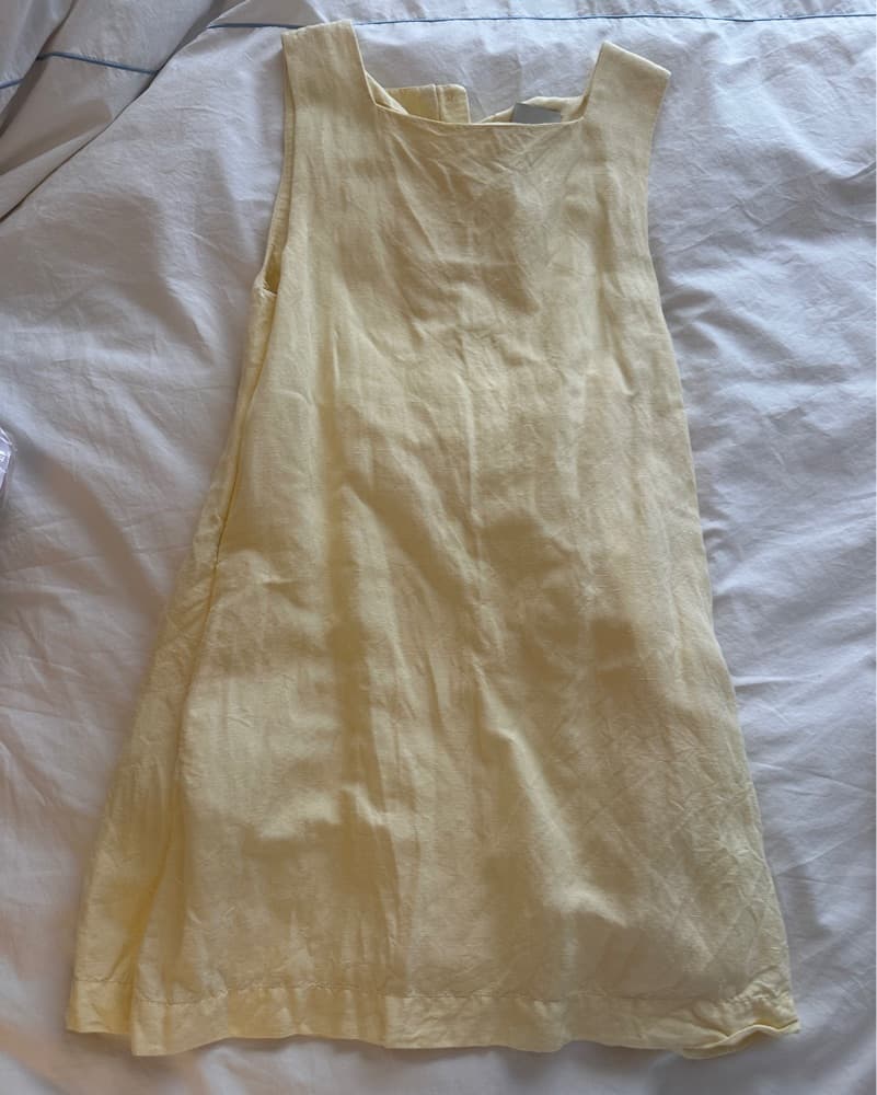 Posse Yellow Mini Shift Dress - Image 3