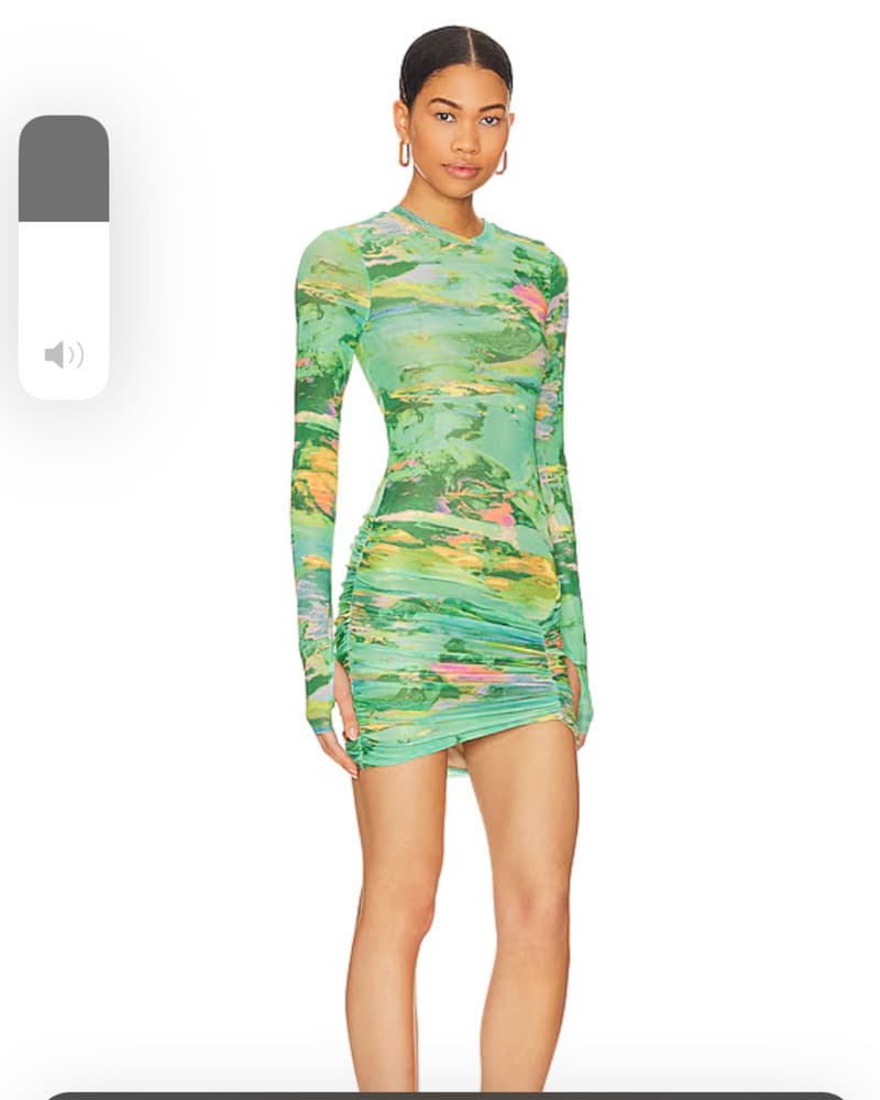 AFRM Vibrant Floral Bodycon Dress - Image 2