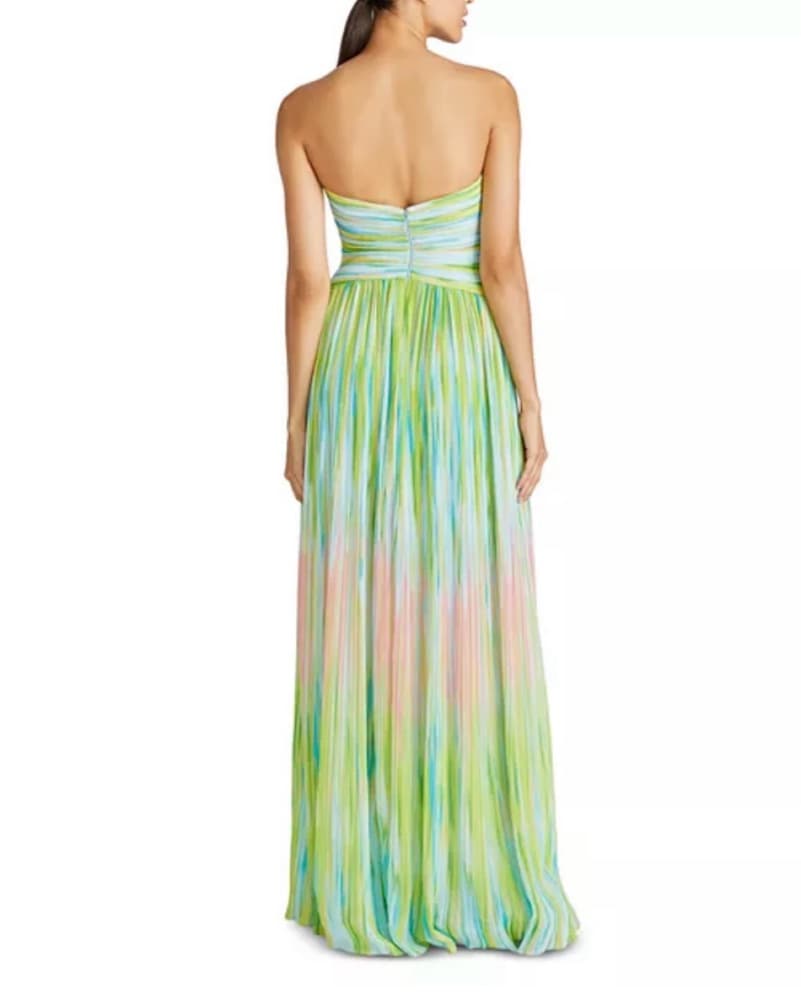 ML Monique Lhuillier Mila Chiffon Gown!  - Image 3