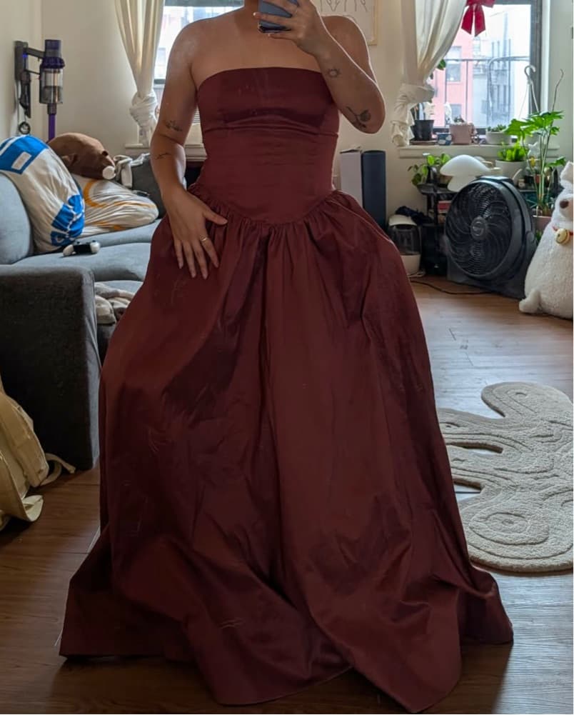 Hansen & Gretal Audrey Dress In Pinot - Image 5