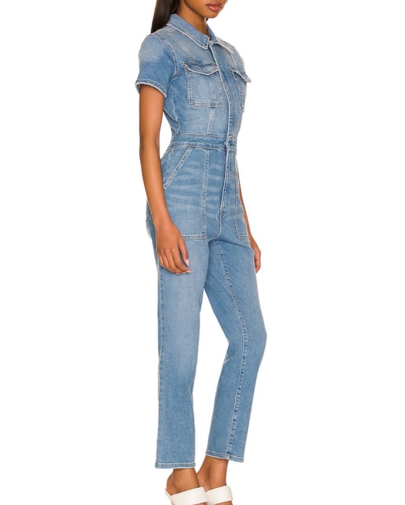 Good American Jean Jumpsuit - Image 2