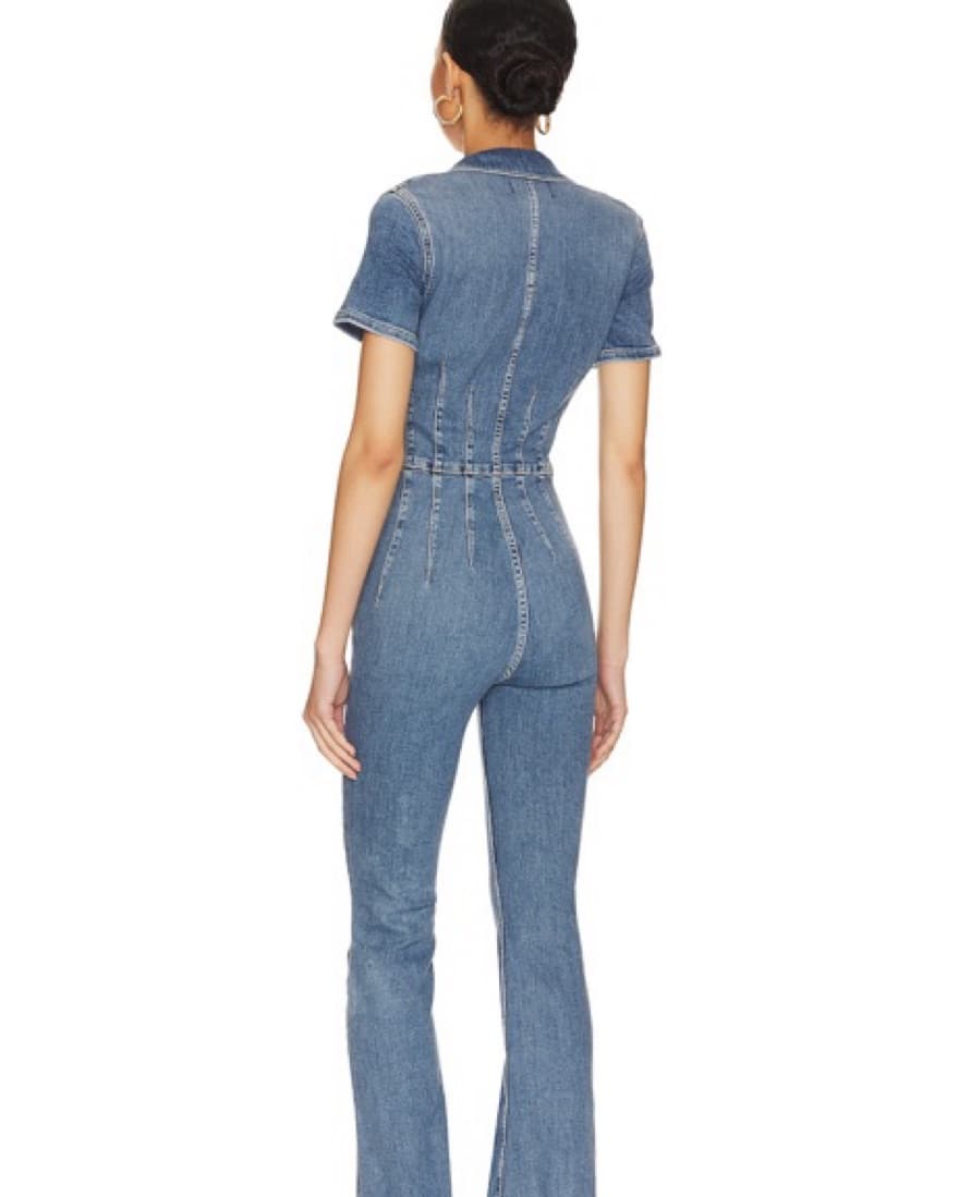 Free People Denim Jumpsuit - Image 2