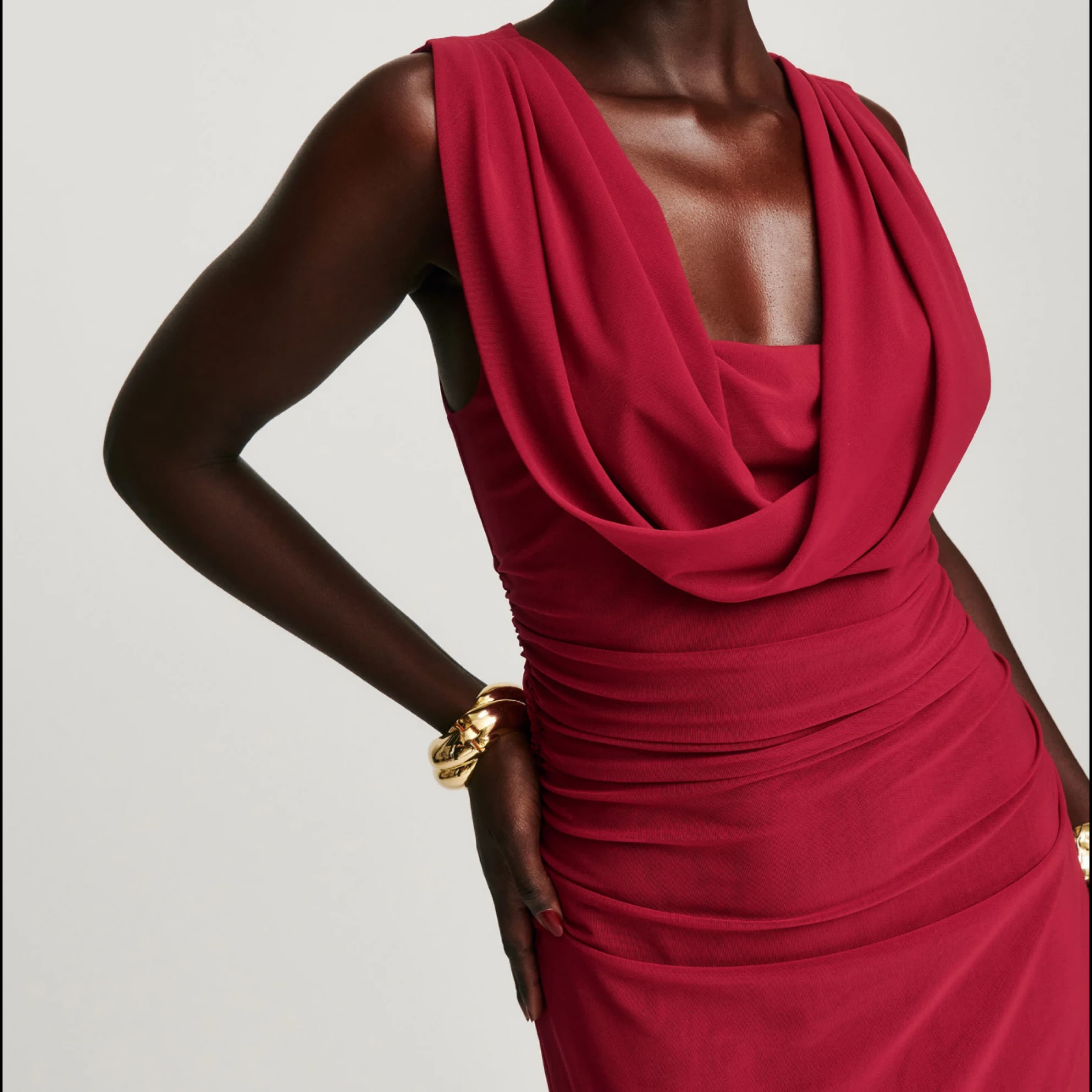 Red Reformation Dress - Image 2