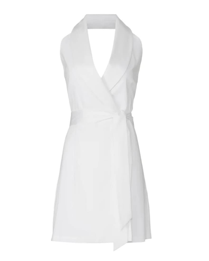 Gilet Mini Halter Wrap Dress - Image 5