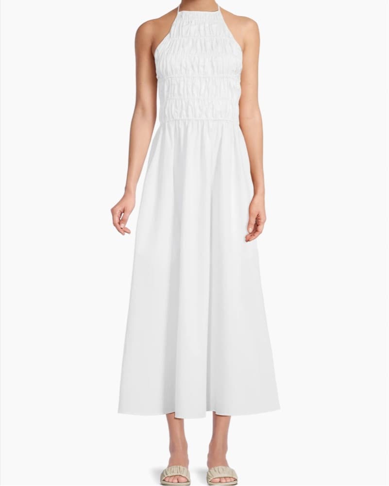 Elegant Halter Midi Dress - Image 3