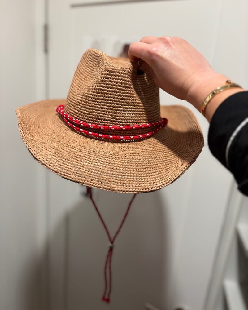 Aritzia Lasso Raffia Strap Cowboy Hat - Image 2