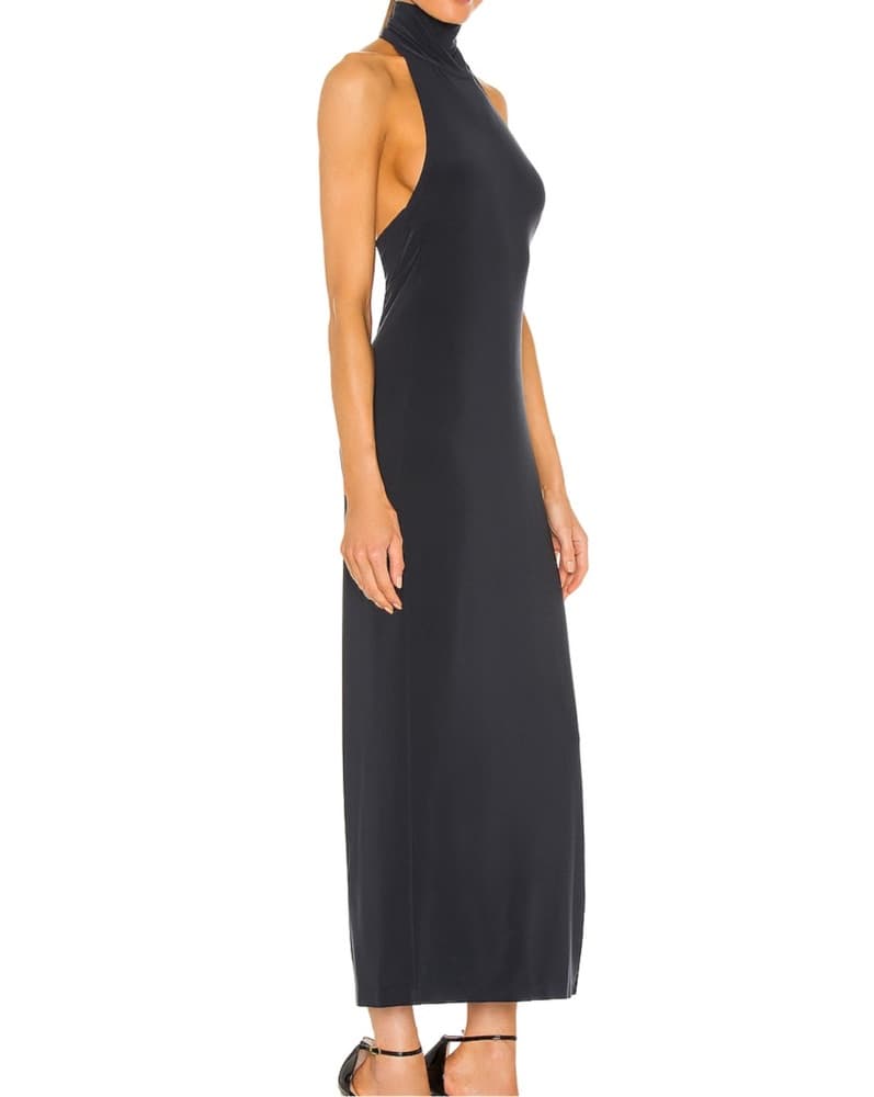 Halter turtle Side Slit Gown - Image 1