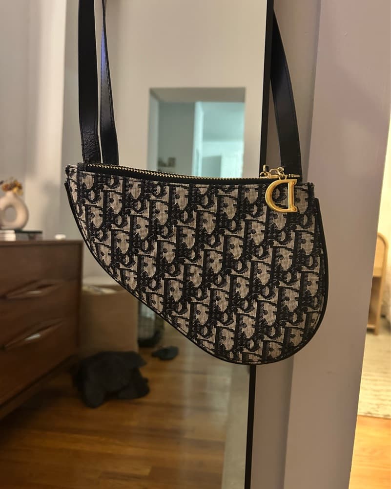 Vintage Dior Saddle Bag - Image 2