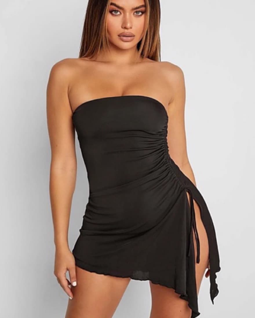 High Slit Tube Dress - Image 2