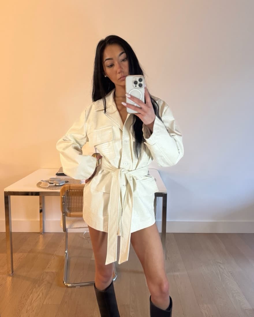 LIONESS CROCODILE JACKET DRESS - Image 2