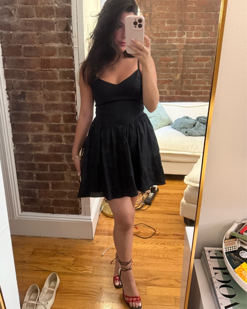 Aritzia Mini Linen Dress - Image 1