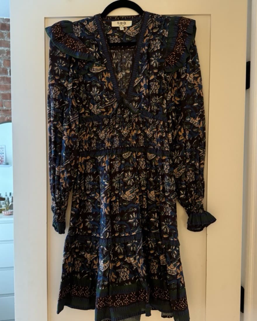 Sea Long Sleeve Noah Mini Dress - Image 5