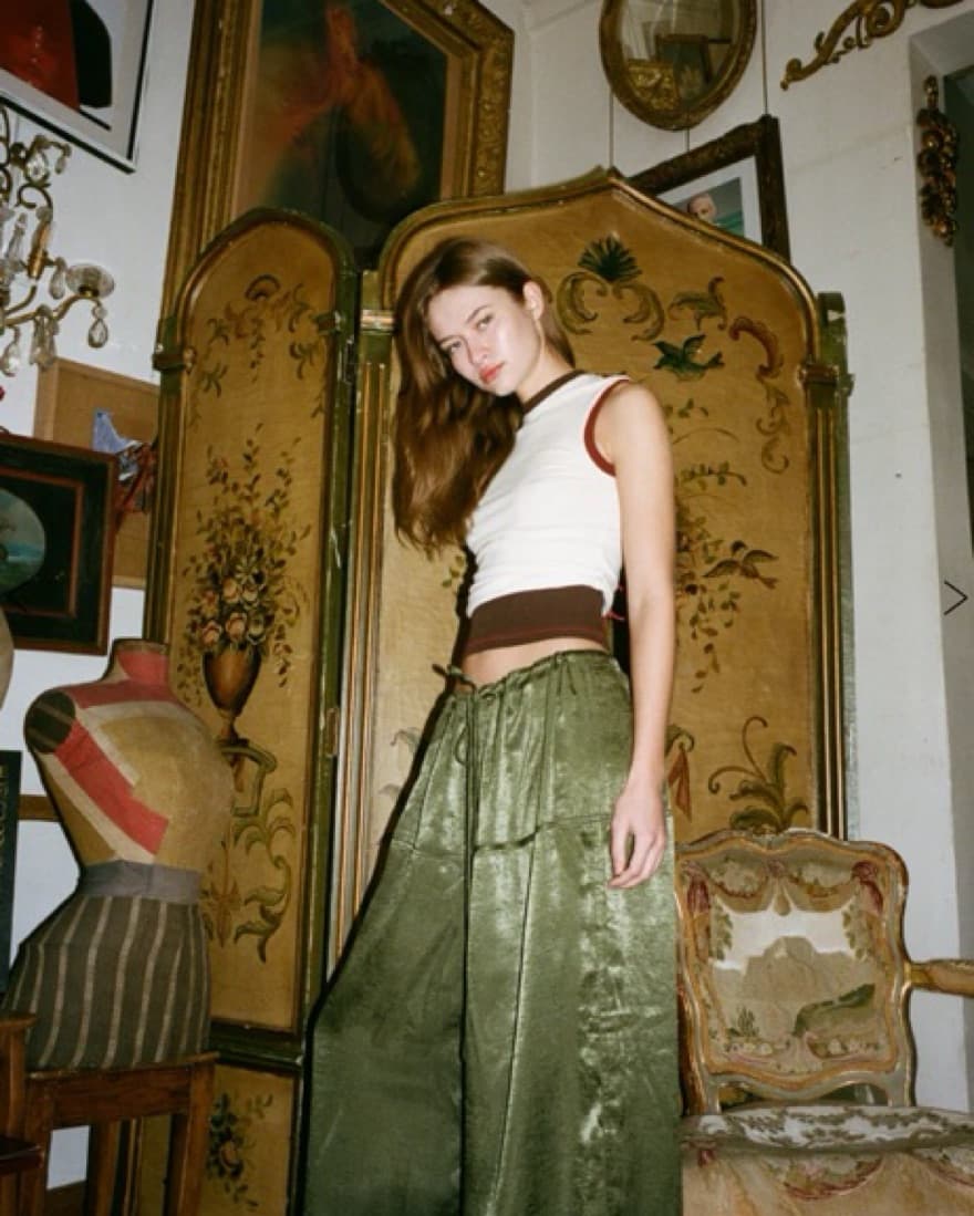 With Jean Drawstring Pants - Image 4