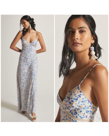 Favorite daughter satin floral maxi  - Image 3