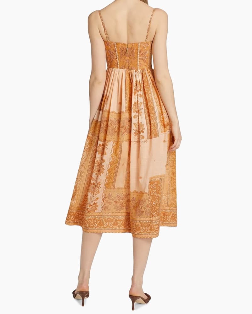 Zimmermann Lucky Printed Cotton Corset  - Image 4