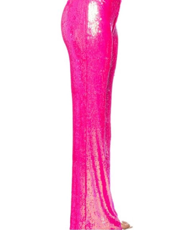 Pink Sequin Pants - Image 2