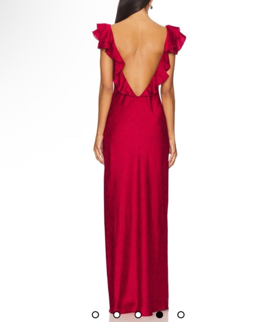 REVOLVE Becky Ruffle Maxi Dress - Image 2
