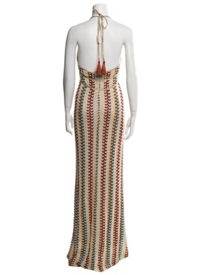 Alexis Multicolor Halter Dress  - Image 2