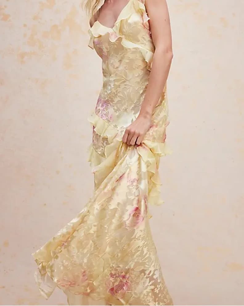 LoveShackFancy Rialto Dress In Melon - Image 5