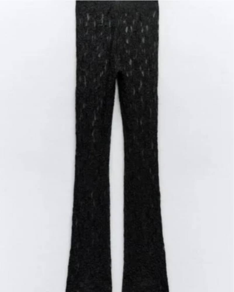Zara Lace Flare Pants - Image 3