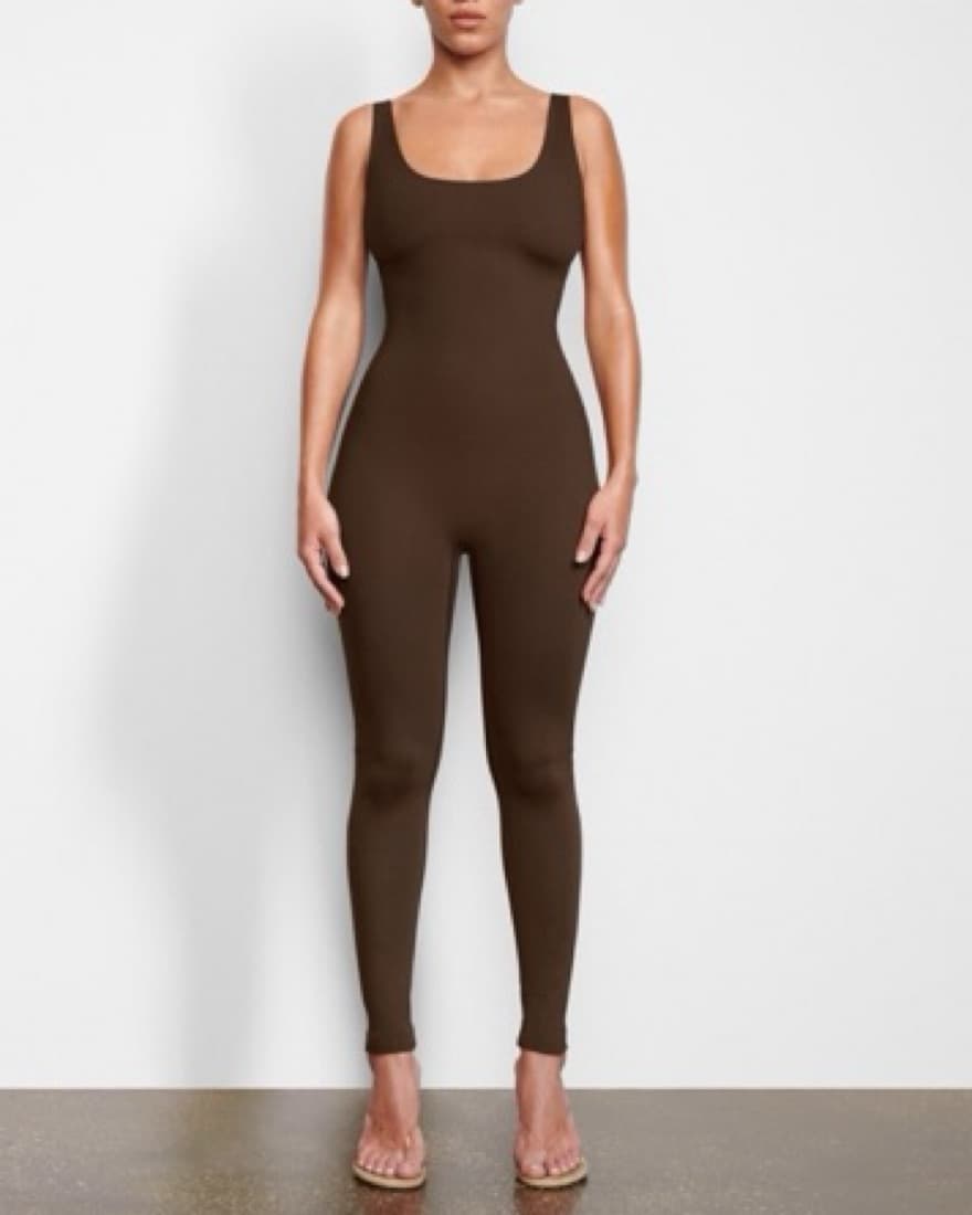 Skims All in One Scoop Neck Onesie - Image 1