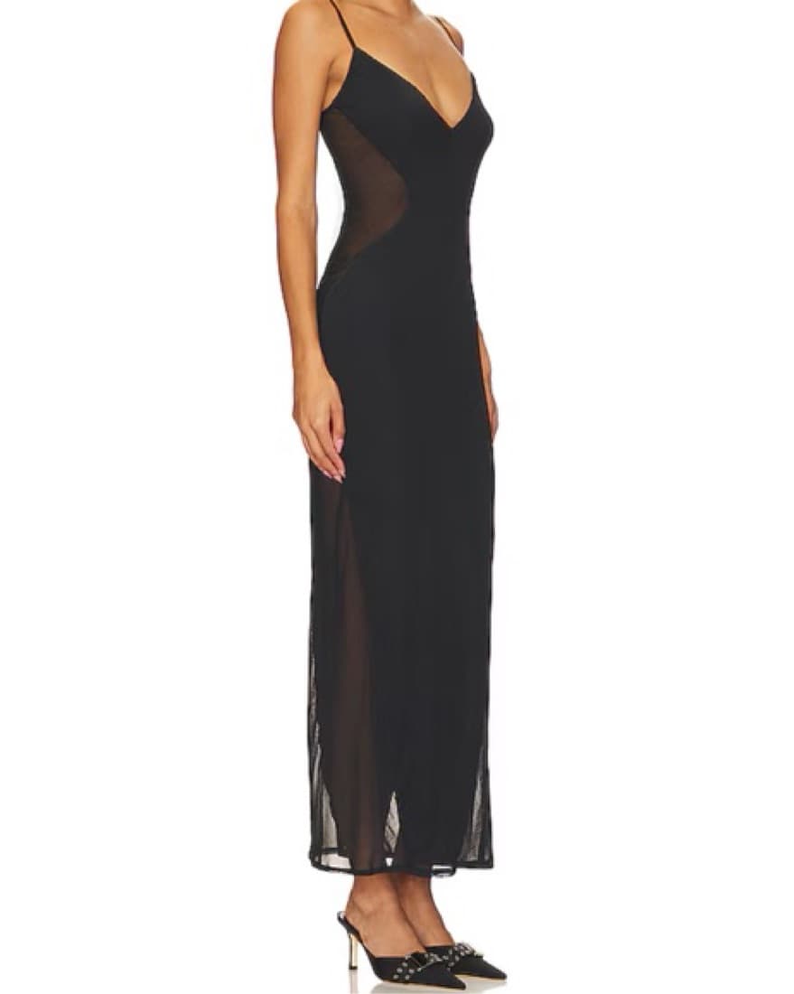 Black AFRM Revolve maxi dress - Image 5