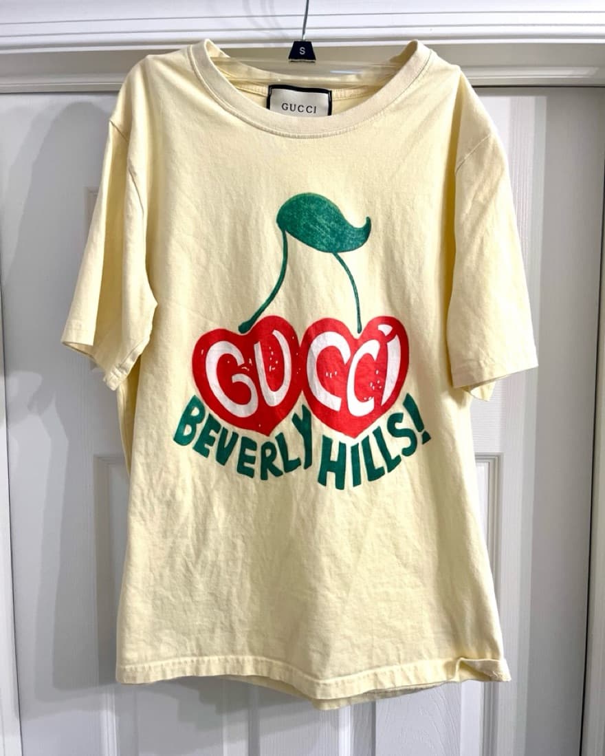 Gucci Retro Cherry Graphic Tee - Image 1
