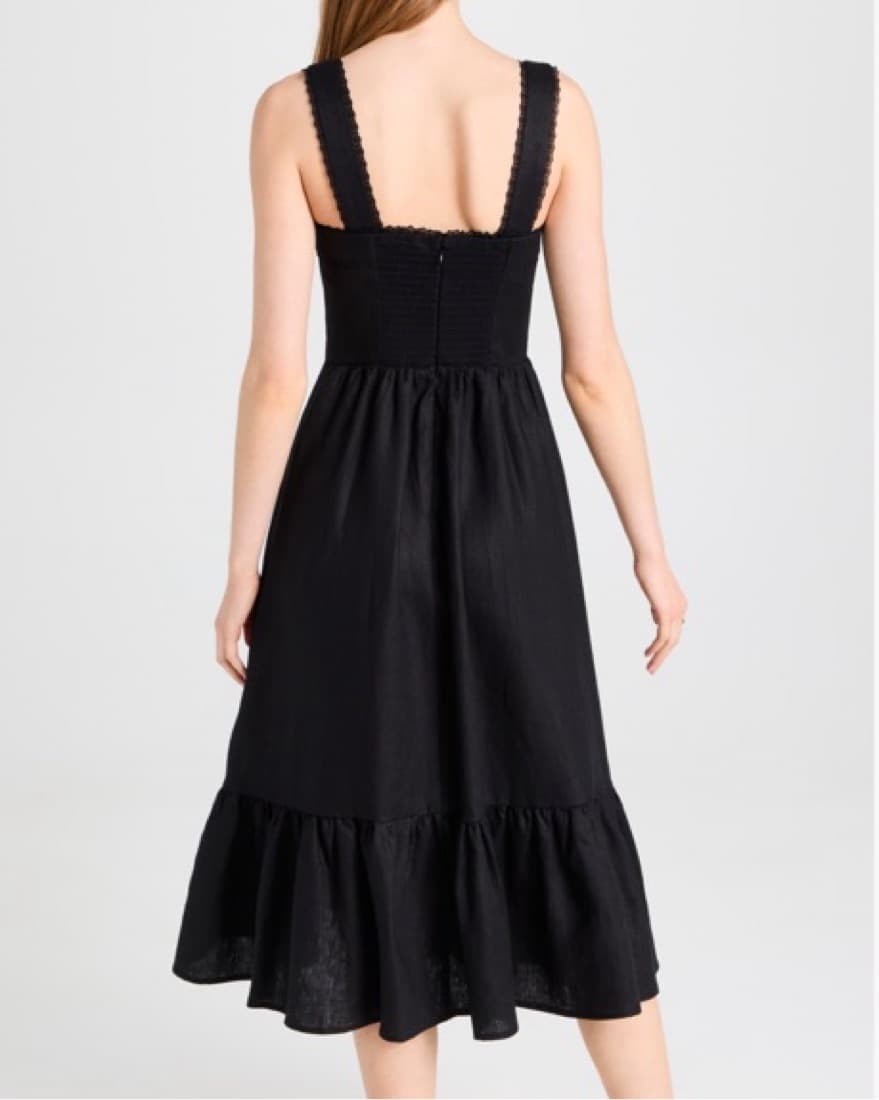 Reformation Rowen Maxi Linen Dress - Image 2