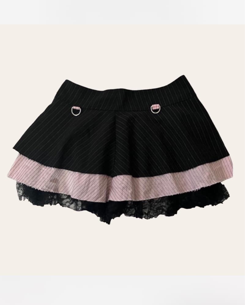 Lip Service Pink & Black Pinstripe Set - Image 6